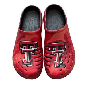 FOCO Texas Tech Red Raiders NCAA Clog Slides Men's Size L (11-12)‎